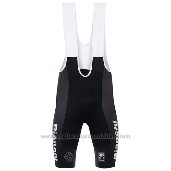 2017 Abbigliamento Ciclismo Bianchi Countervail Verde Manica Corta e Salopette